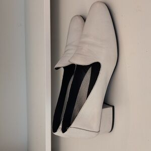 L'Intervalle White Leather Flat Size 41